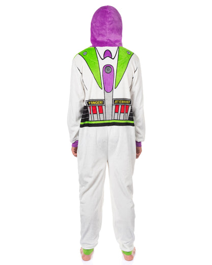 Disney Toy Story Adult Buzz Lightyear One Piece Costume Fleece Union Suit