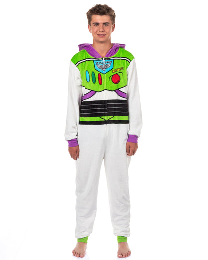 Disney Toy Story Adult Buzz Lightyear One Piece Costume Fleece Union Suit