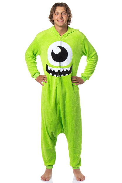 Disney Monsters Inc Mike Wazowski Kigarumi Adult Costume Pajama Union Suit