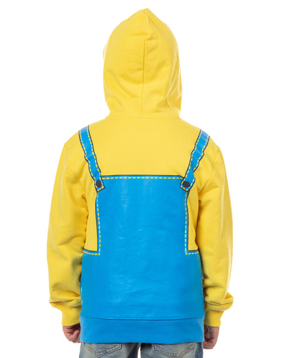 Despicable Me Minions Hoodie Boy's Stuart Zip Up Hooded Sweatshirt