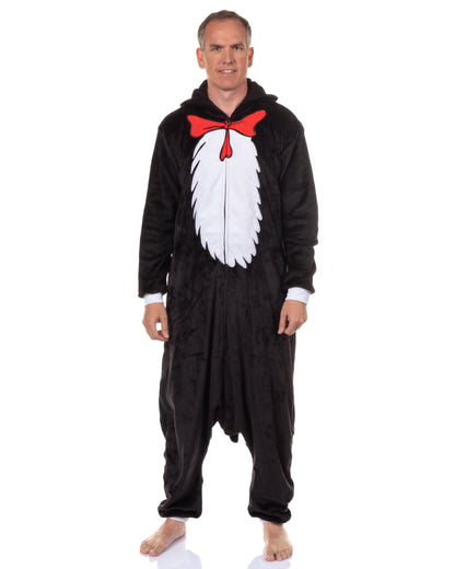 Dr. Seuss The Cat in the Hat Kigurumi Union Suit Costume Pajama