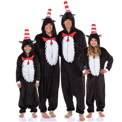 Dr. Seuss The Cat in the Hat Kigurumi Union Suit Costume Pajama