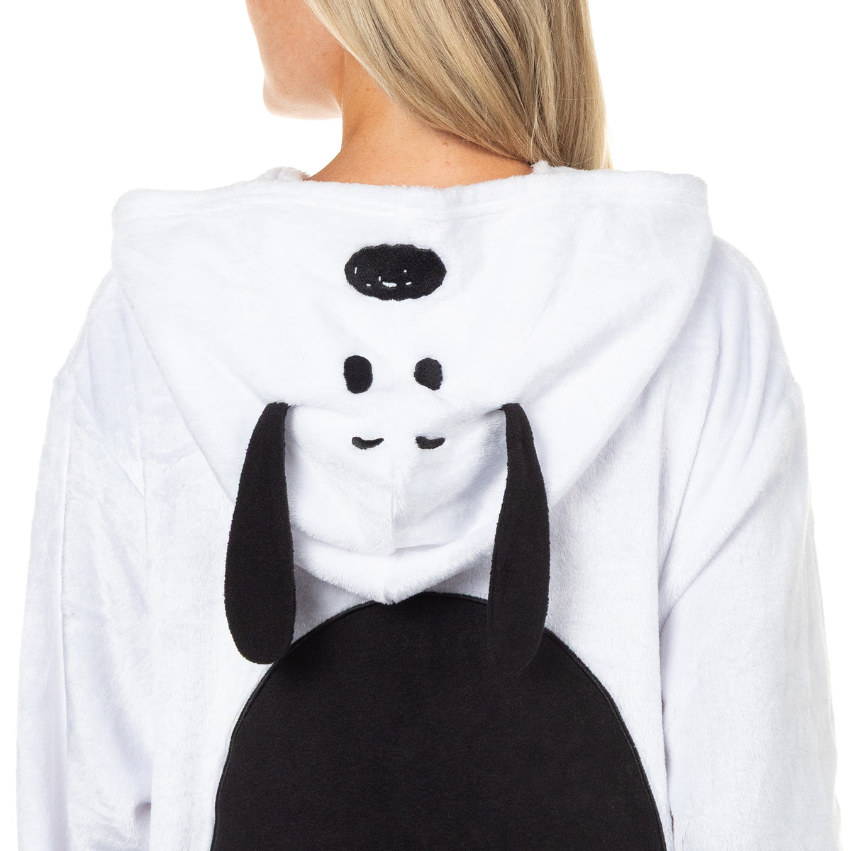 Peanuts Snoopy Kigurumi Women's Union Suit Hooded Fleece Costume Pajama