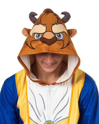 Disney Beauty and The Beast Union Suit Men's Costume Pajama