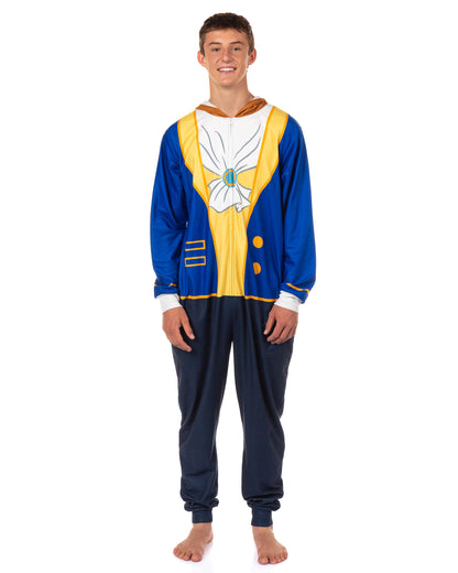 Disney Beauty and The Beast Union Suit Men's Costume Pajama