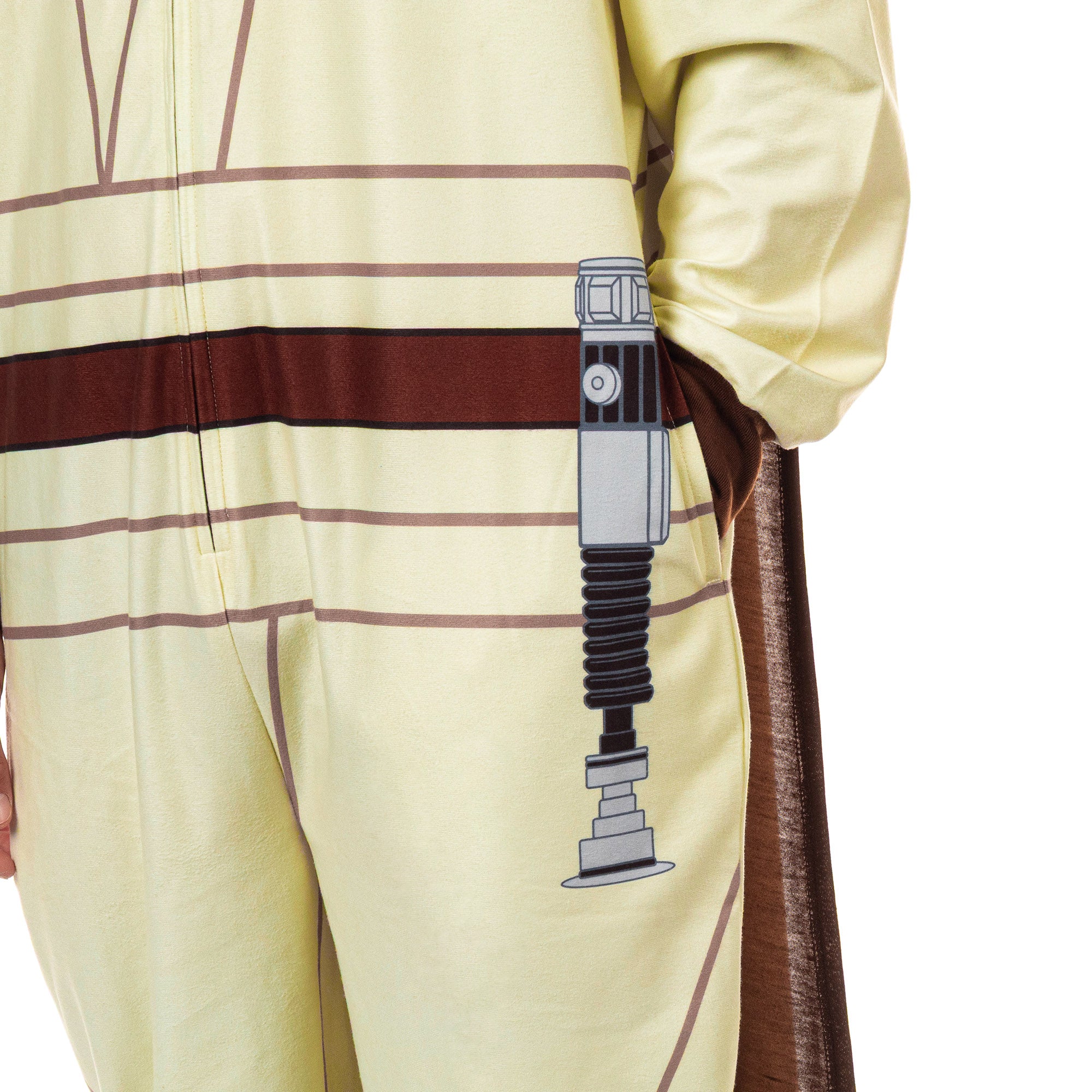 Star Wars Union Suit Men's Jedi Full Zip Cosplay Pajamas