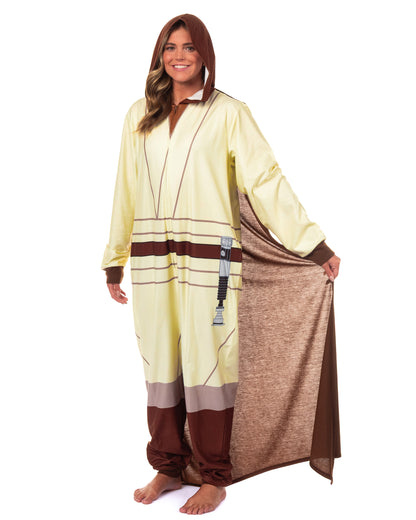 Star Wars Union Suit Men's Jedi Full Zip Cosplay Pajamas