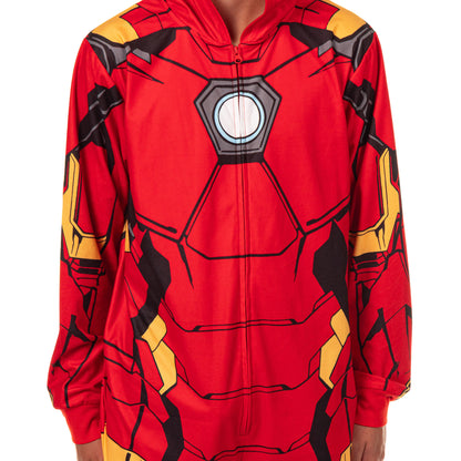 Marvel Comics Iron Man Union Suit Men's Costume Pajamas