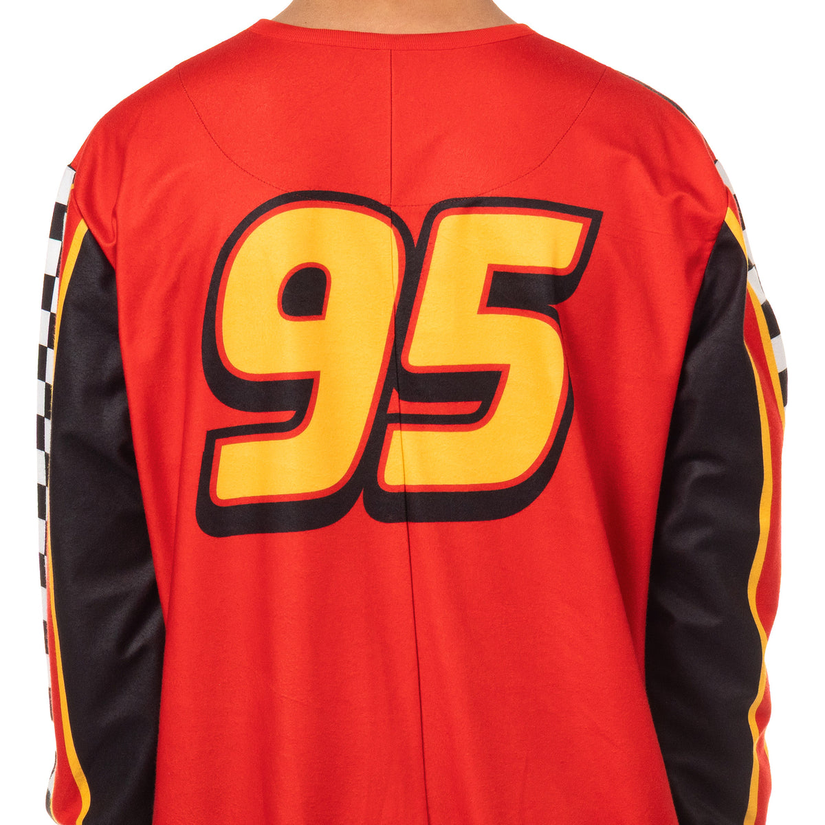 Disney Cars Union Suit Men's Lightning McQueen Pit Crew Costume Pajama