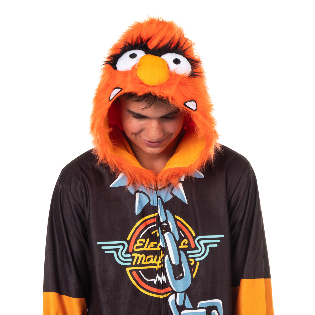 The Muppets Union Suit Animal Electric Mayhem Adult Costume Pajama