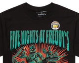 Five Nights at Freddy's Men's Animatronic Group Design Short Sleeve T-Shirt