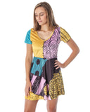 The Nightmare Before Christmas Juniors' I Am Sally Velvety Costume Dress (SM)