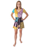 The Nightmare Before Christmas Juniors' I Am Sally Velvety Costume Dress (SM)