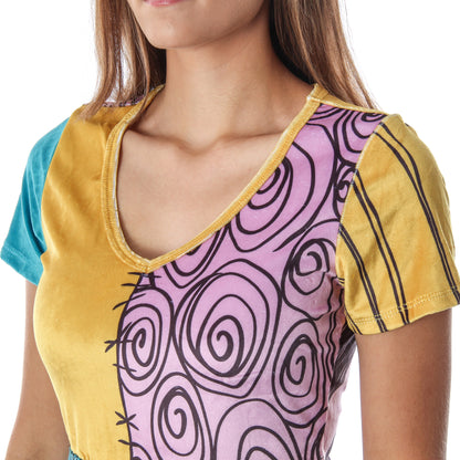 The Nightmare Before Christmas Juniors' I Am Sally Velvety Costume Dress (SM)