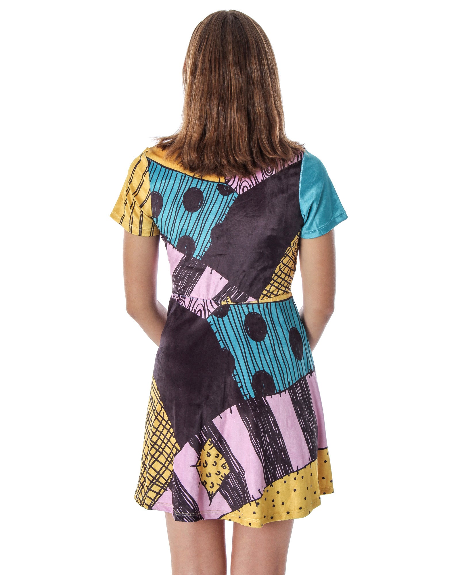 The Nightmare Before Christmas Juniors' I Am Sally Velvety Costume Dress - Seven Times Six
