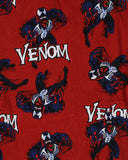 Marvel Men's Spider-Man Venom AOP Red Adult Sleep Lounge Pajama Pants