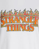 Women's Stranger Things Pajamas Set Flame Logo Shirt And Sleep Pants