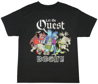 Disney Onward Boy's Ian and Barley Let The Quest Begin T-Shirt Kids