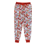 Disney Men's Snow White Grumpy Warning Lounge Sleep Pajama Pants (S)