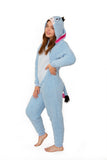 Disney Winnie The Pooh Adult Eeyore Fleece Cosplay Costume Union Suit Pajama