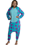 Disney Monsters Inc. Unisex Adult Sulley Kigurumi Cosplay Costume Union Suit (L/XL)