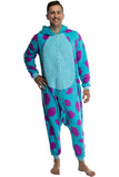 Disney Monsters Inc. Unisex Adult Sulley Kigurumi Cosplay Costume Union Suit (L/XL)