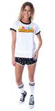 Pac-Man Women's Retro Pacman Video Game 3 Piece Loungewear Pajama Set