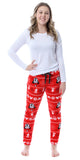 Disney Mickey Mouse Juniors' Fairisle Plush Fleece Sleep Lounge Pajama Pants