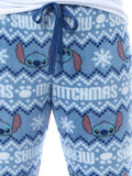 Disney Lilo & Stitch Juniors' Merry Stitchmas Plush Fleece Pajama Pants MD