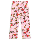 Dr. Seuss Womens' GRINCH and Max Snowflake Fleece Plush Pajama Pants