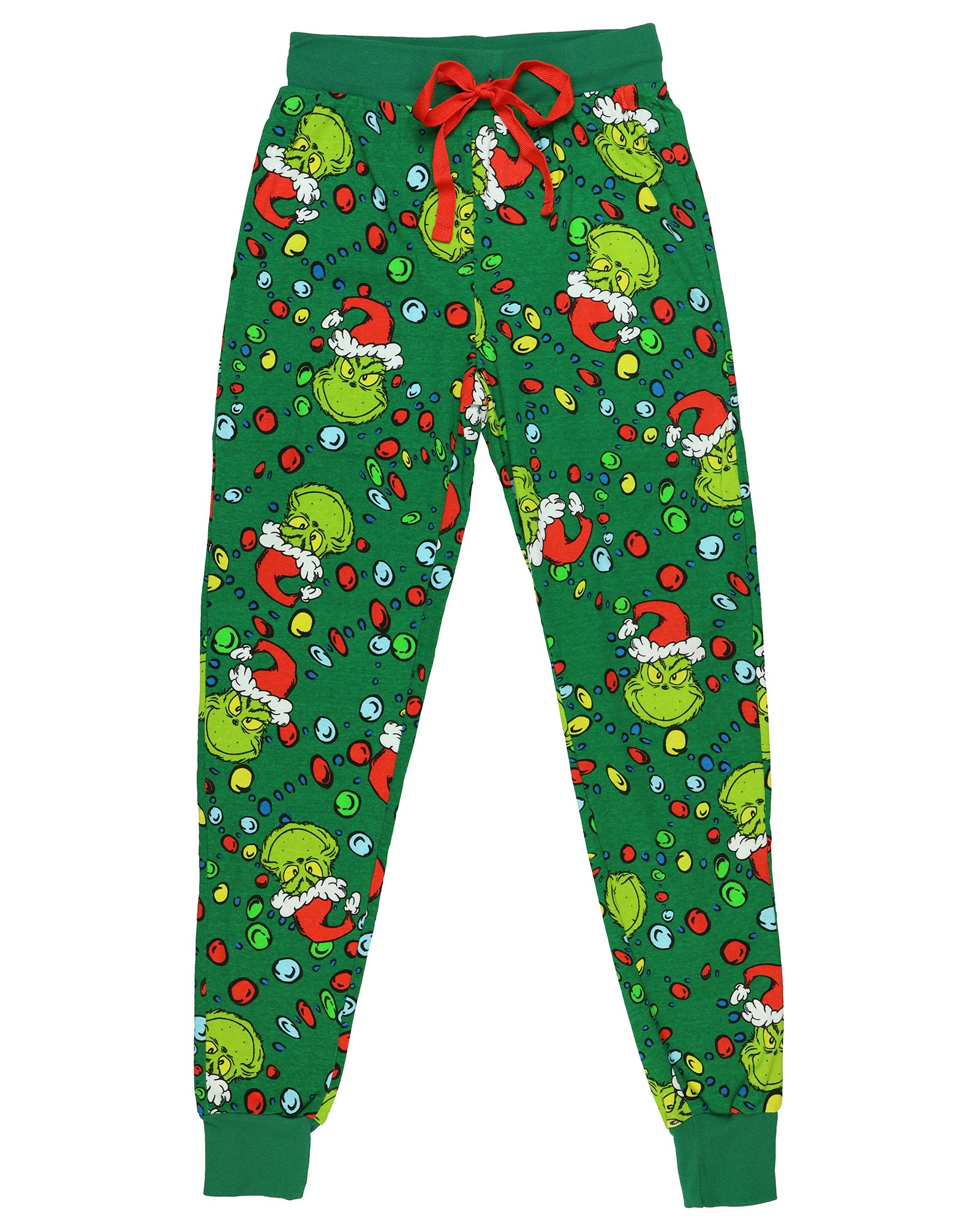 Dr. Seuss The Grinch Pajamas Women's Long Sleeve Shirt and Pant Set
