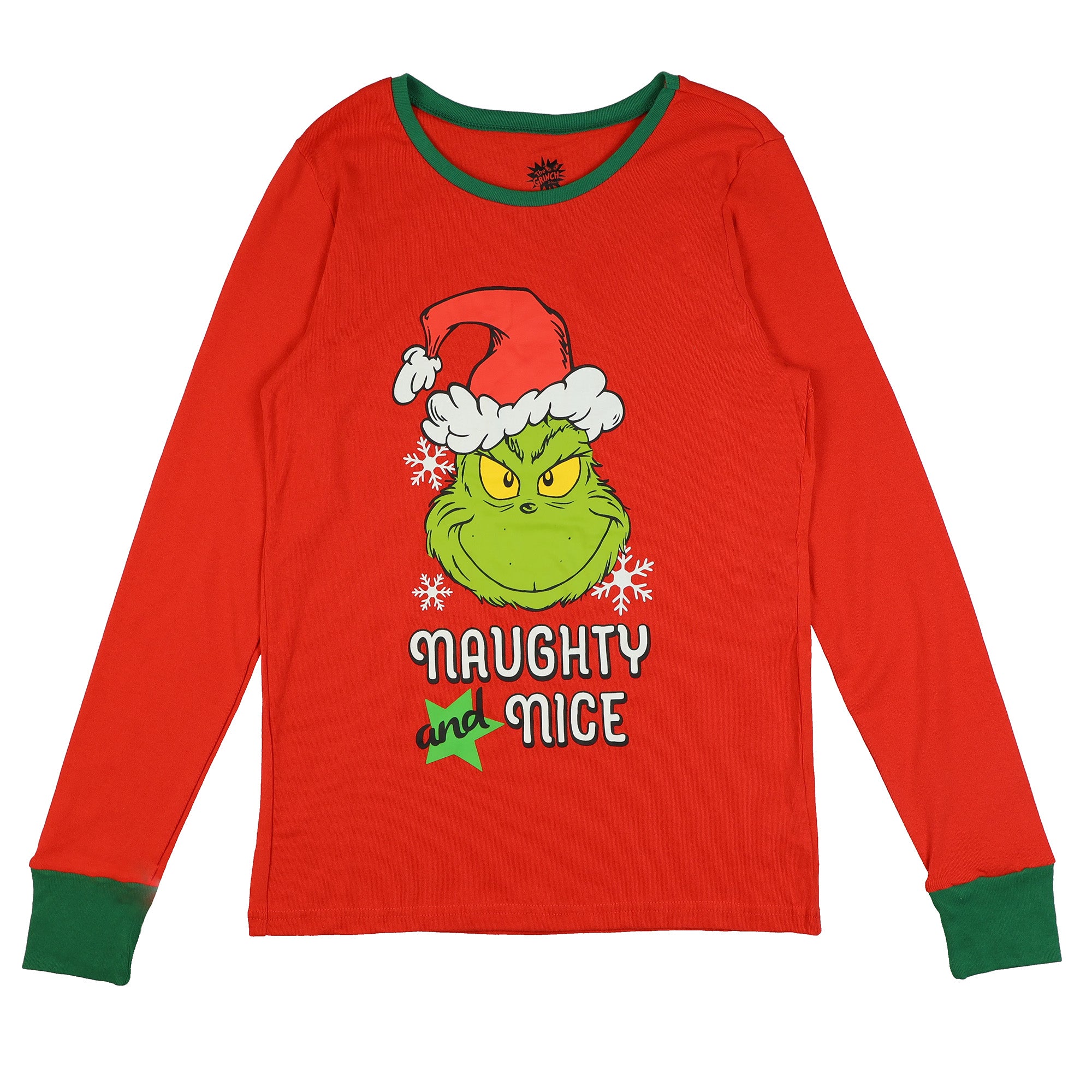 Dr. Seuss The Grinch Pajamas Women's Long Sleeve Shirt and Pant Set