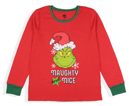 Dr. Seuss How GRINCH Stole Christmas Lights Matching Family Pajama Set