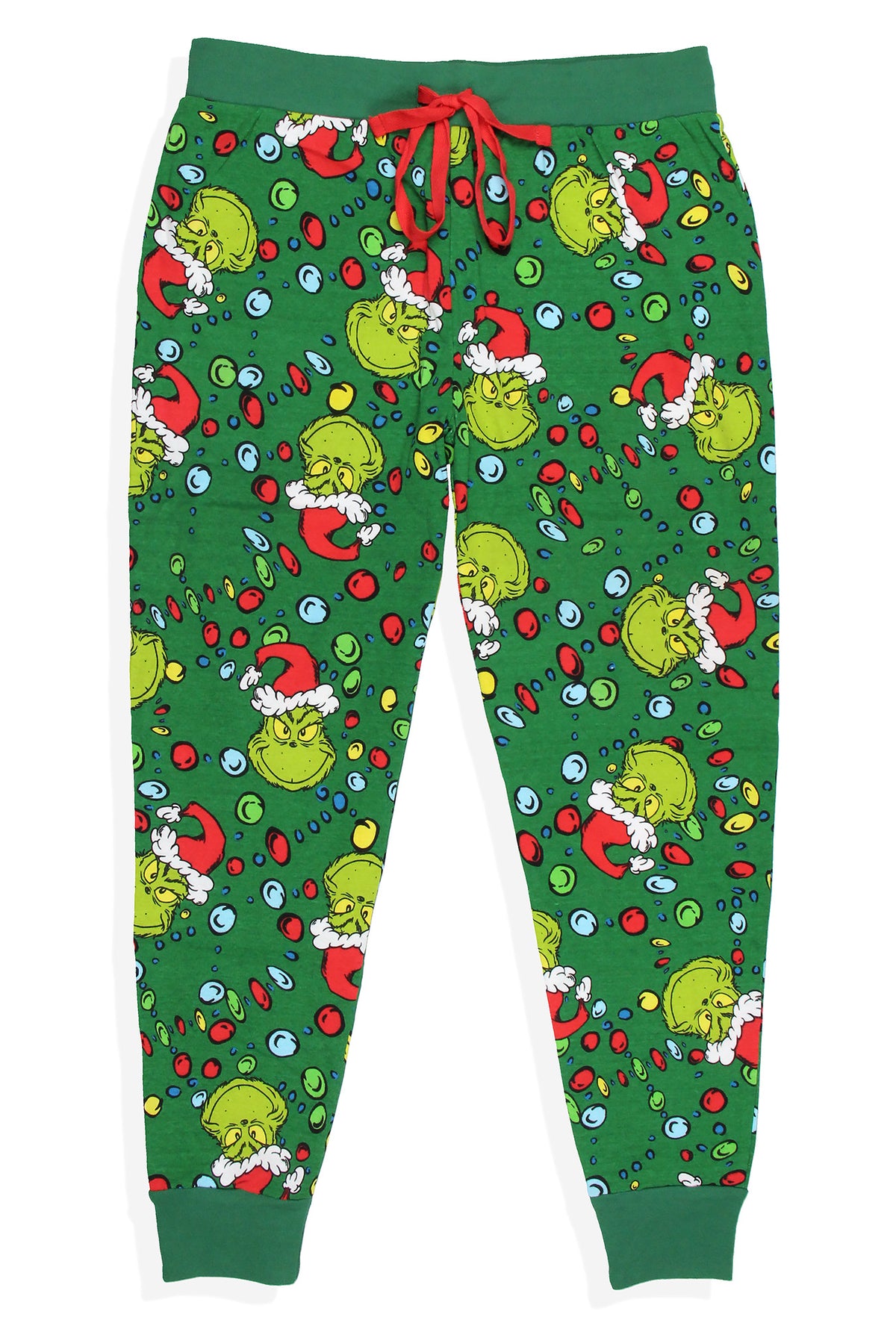 Dr. Seuss How GRINCH Stole Christmas Lights Matching Family Pajama Set