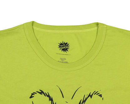 Dr. Seuss GRINCH Women's Grinch Face Adult Pajama Sleep T-Shirt