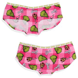 Dr Seuss The Grinch Women's 3-Pack Underwear Panties Boyshorts