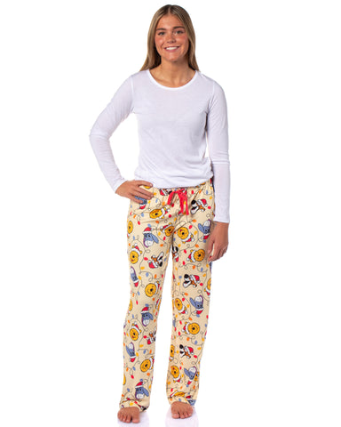 Disney Winnie The Pooh Women's AOP Lights Design Lounge Pajama Pants