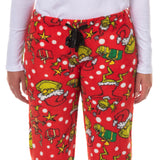 Dr. Seuss The Grinch Pajama Pants Women's Max and Presents Lounge Bottoms
