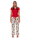 Dr. Seuss The Grinch Pajamas Women's Festive Mischief Lounge Sleep Pants