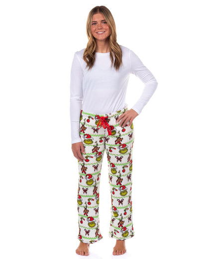 Dr. Seuss The Grinch Pajama Pants Women's Ugly Sweater Lounge PJ Bottoms