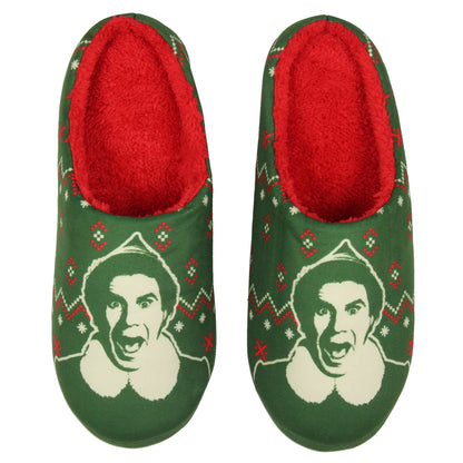 Elf The Movie Buddy Unisex Memory Foam House Slippers For Women Men (S/M)