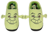 Shrek Men's Embroidered Big Face With 3D Ears Fleece Lined Slippers