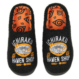 Naruto Shippuden Anime Men's Ichiraku Ramen Shop Embroidered House Slippers