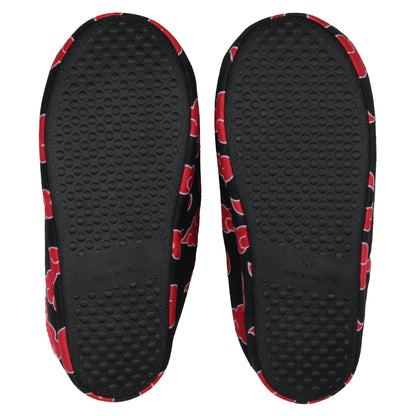 Naruto Shippuden Akatsuki Red Cloud Fleece Lined Slippers
