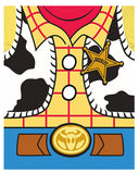 Disney Pixar Toy Story Shirt Men's Woody Sheriff Cowboy Costume T-Shirt