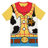 Disney Pixar Toy Story Shirt Men's Woody Sheriff Cowboy Costume T-Shirt