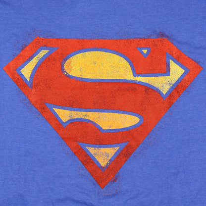 DC Comics Superman T-Shirt Men's Signature S Shield Worn-In Design Tee