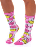 The Grinch Women's Pajamas Pullover Hooded Plush Fleece Dorm Sleep Shirt