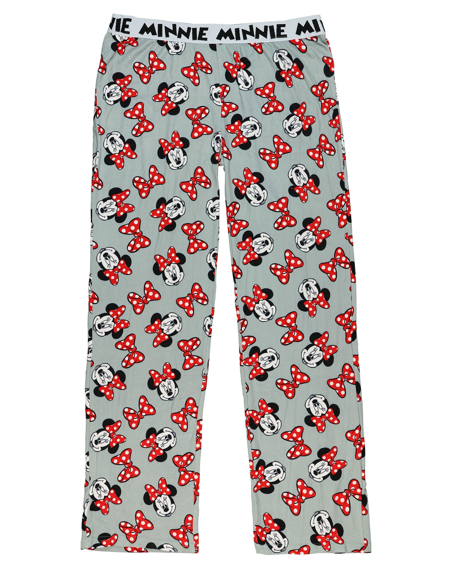 Mickey Mouse Pajamas Women's Minnie Mouse Bows AOP Lounge Pajama Pants