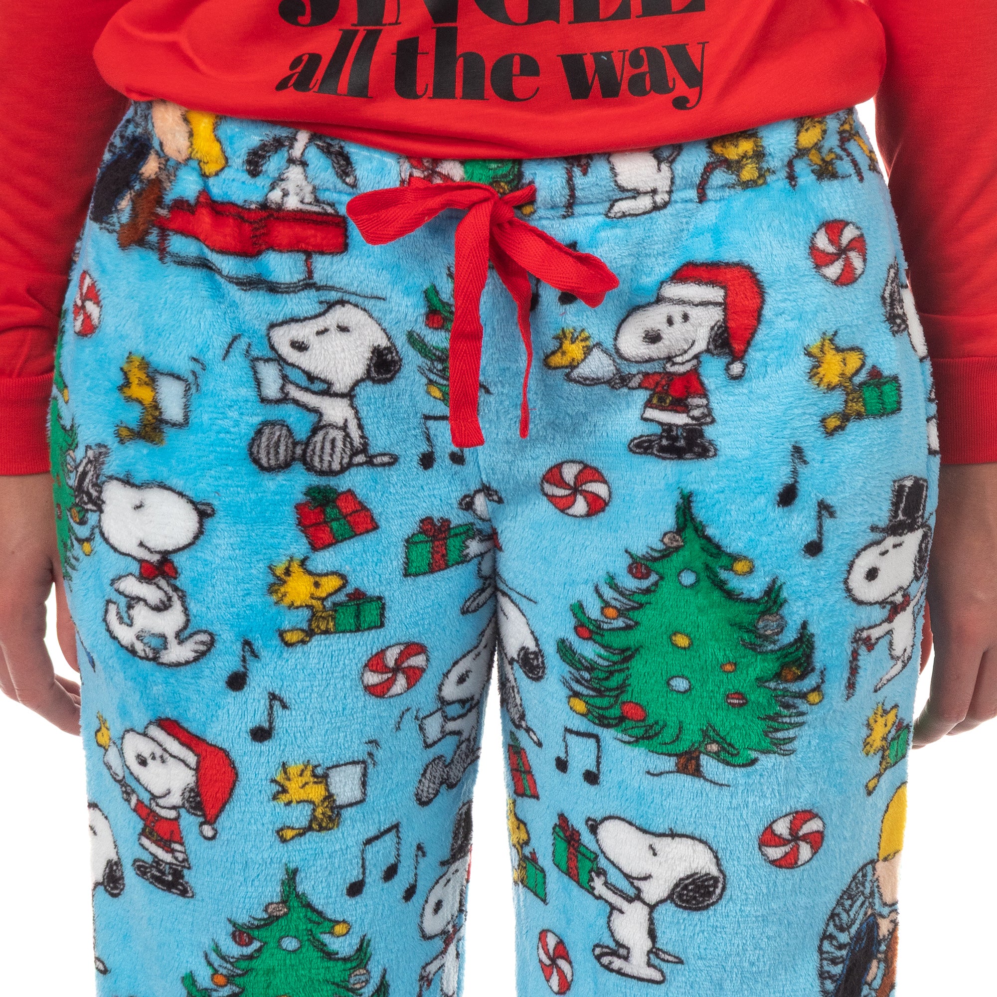 Peanuts Snoopy Pajamas Christmas Holiday Family Matching Sleepwear Set